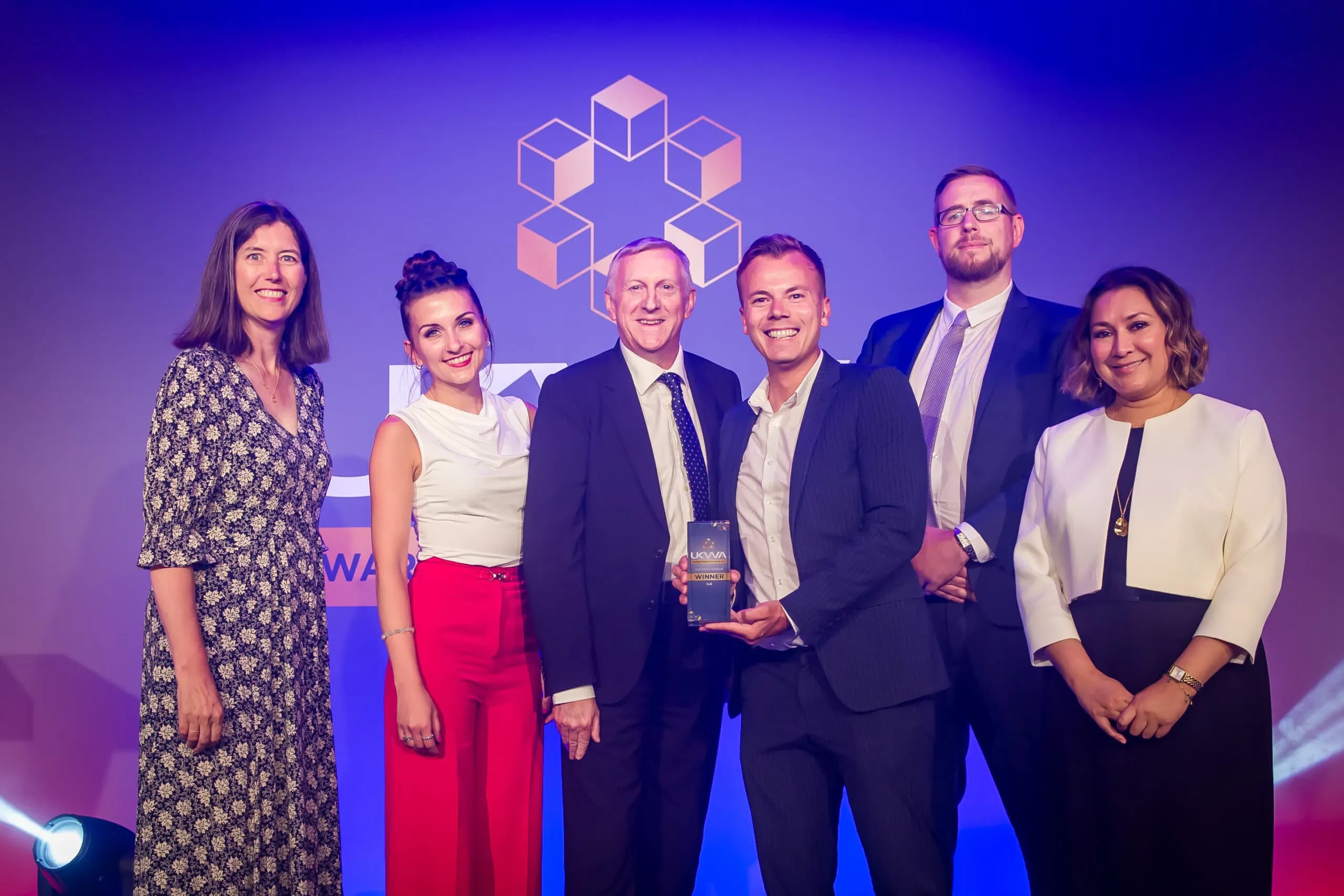 UKWA award win collecting award
