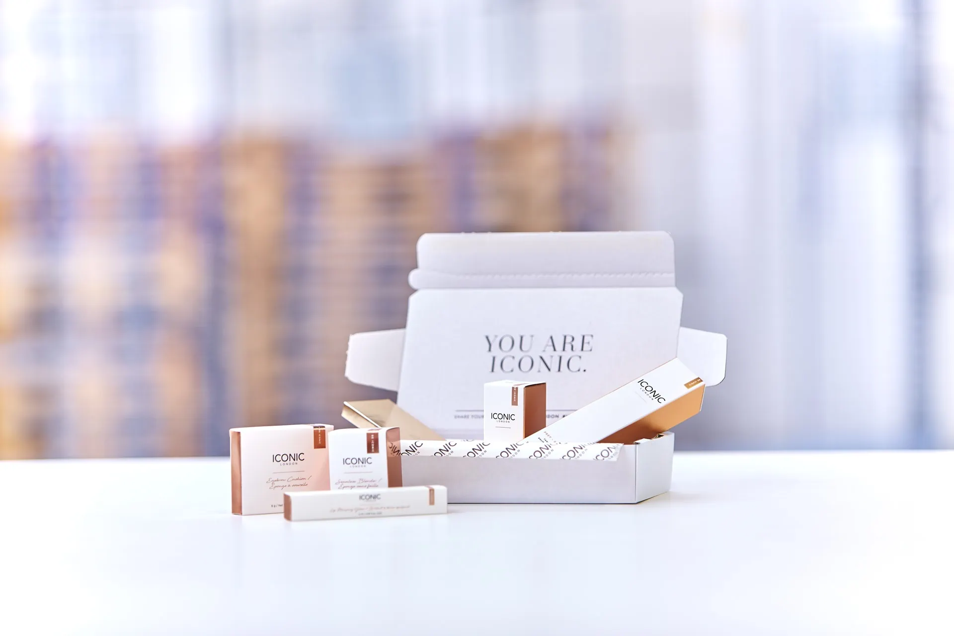 Beauty product unboxing Iconic