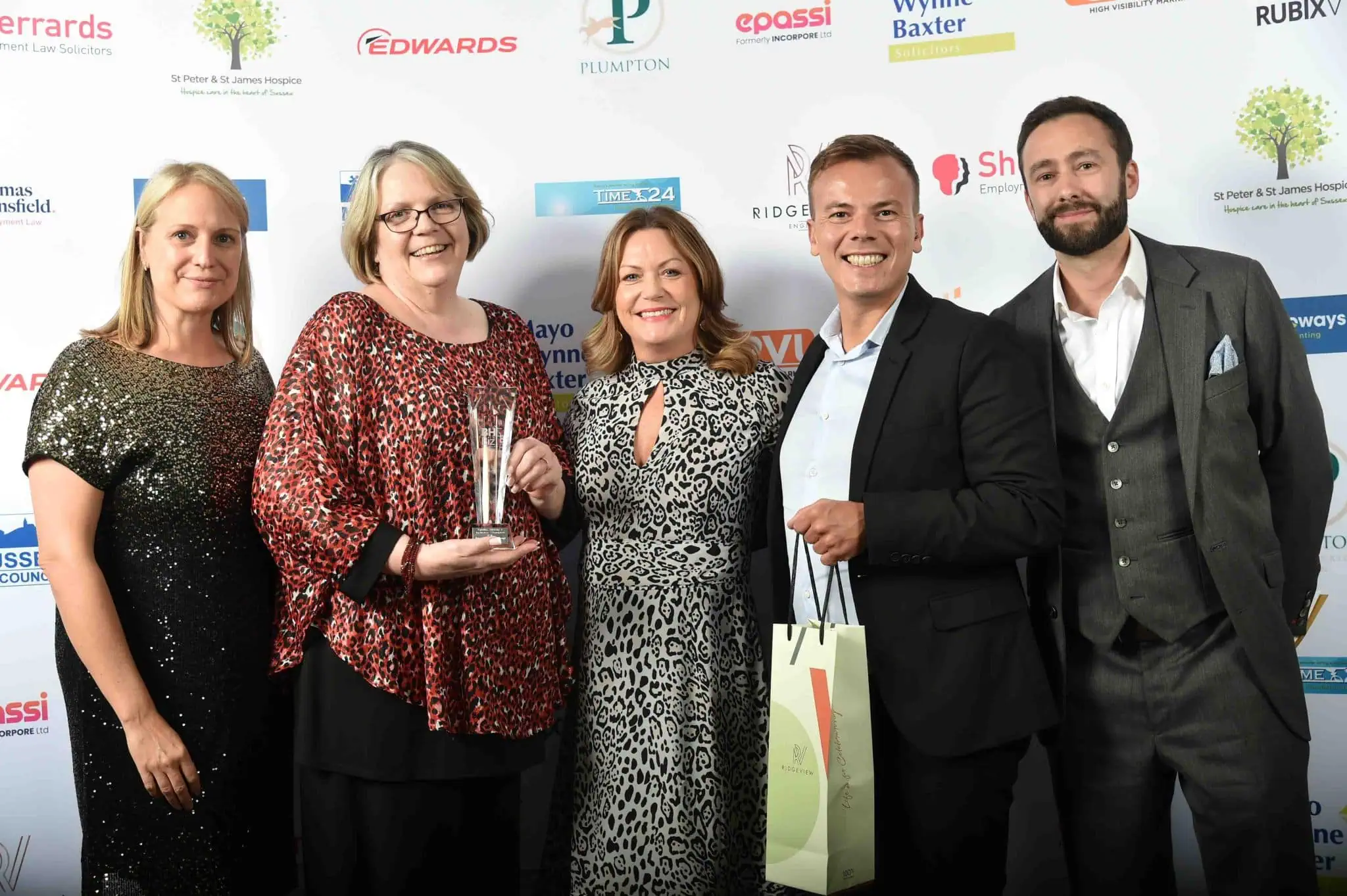 ILG team winning award