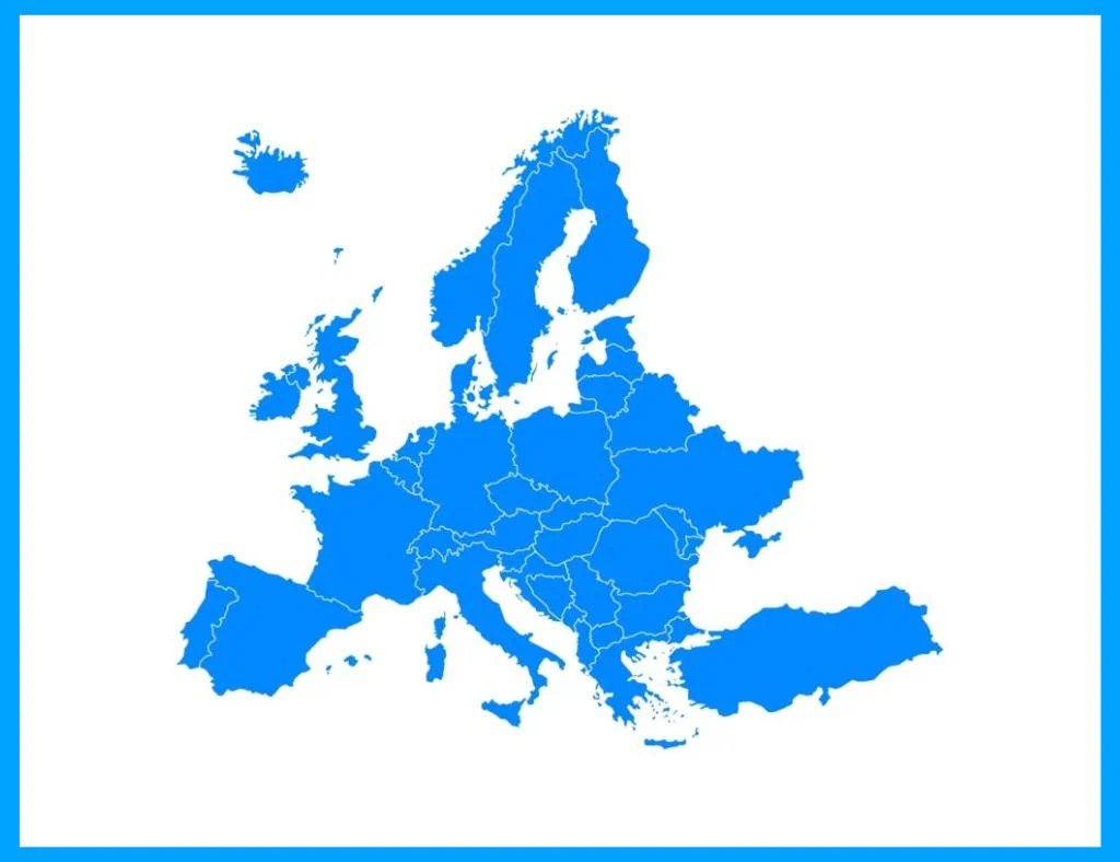 map of europe